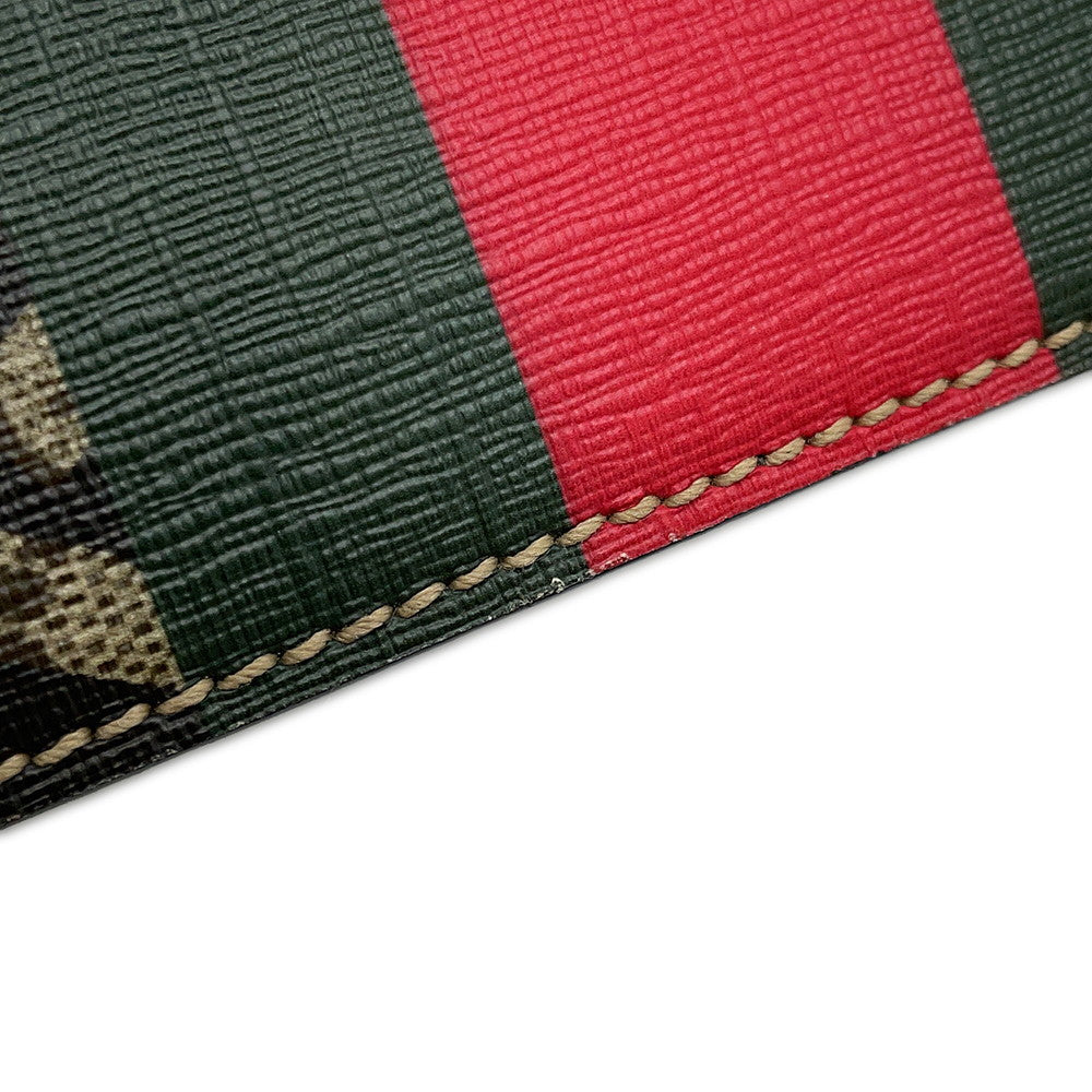 GUCCI Cherie B Clutch Bag Black/Multicolor433665 GG Kaleido Leather
