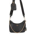 PRADA Re-Edition 2005 Shoulder Bag Black1BH204_NZV_F0632_V_V2P Saffiano LeatherLeather