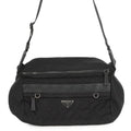 PRADA Triangle Logo Quilted Shoulder Bag Black2VH991_2BE6_F0806 Nylon Leather