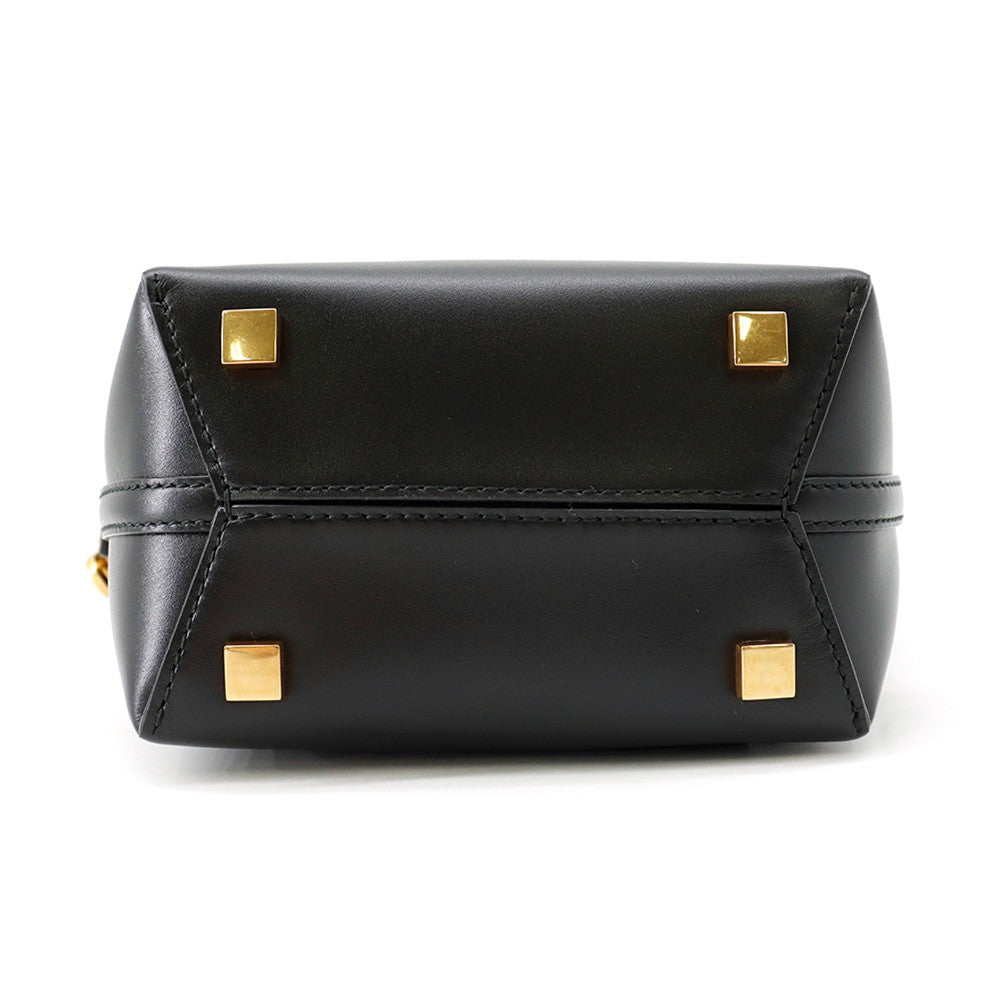 SAINT LAURENT PARIS LE 37 Mini Bucket 2-Way Bag Black765870 Leather