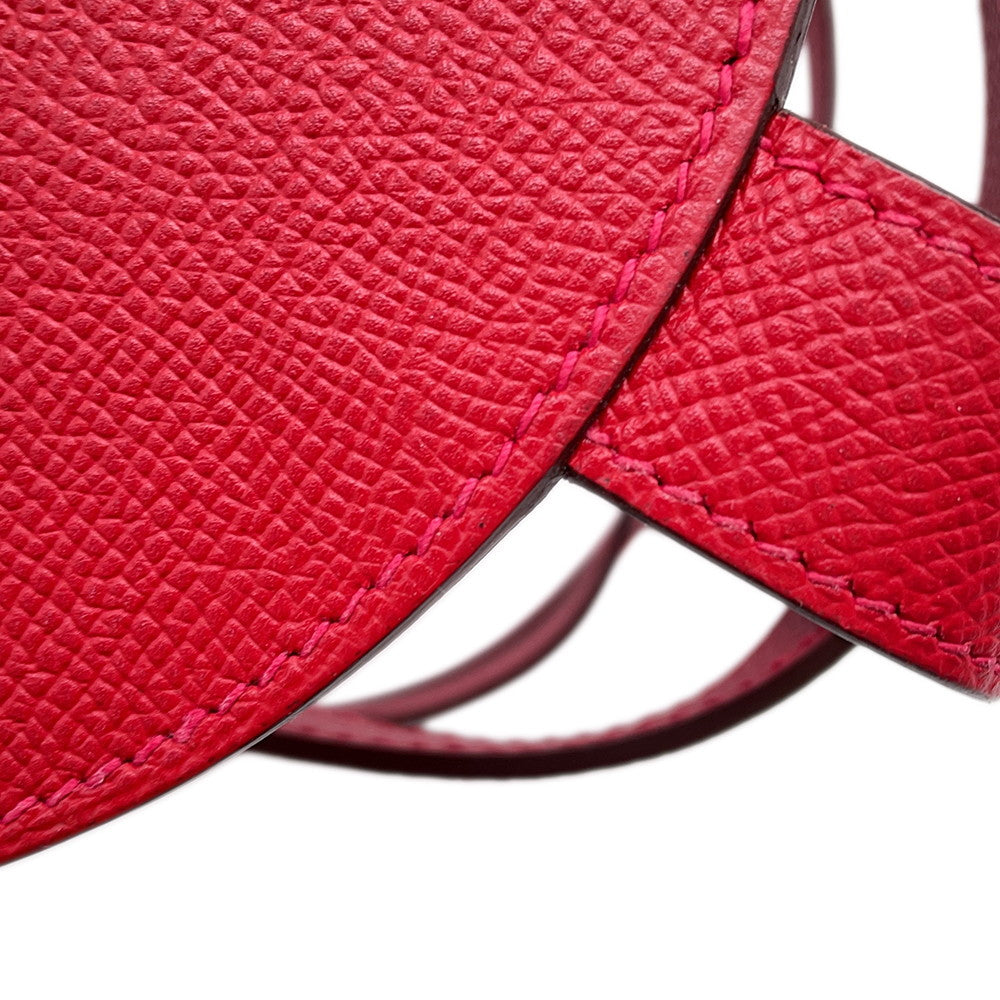 HERMES Muzaldine Rouge Casaque/Multicolor Epsom Silk
