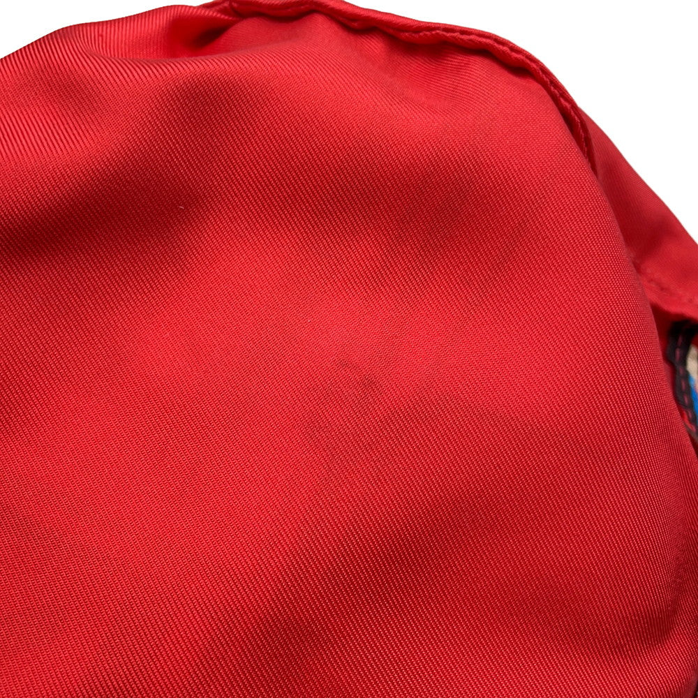 HERMES Muzaldine Rouge Casaque/Multicolor Epsom Silk