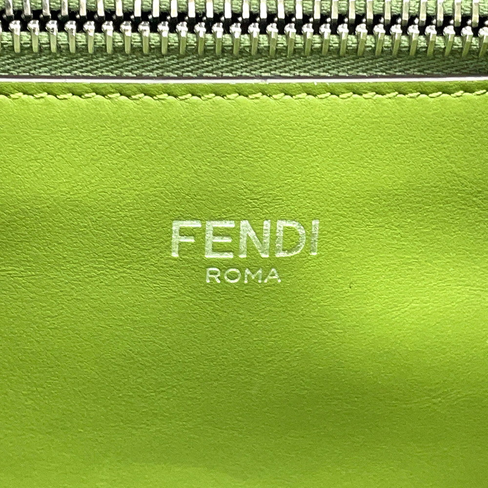 FENDI Peekaboo X-Lite Gray7VA611 Leather Size Small