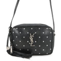 SAINT LAURENT PARIS Rooster Camera Bag Black574494 Leather