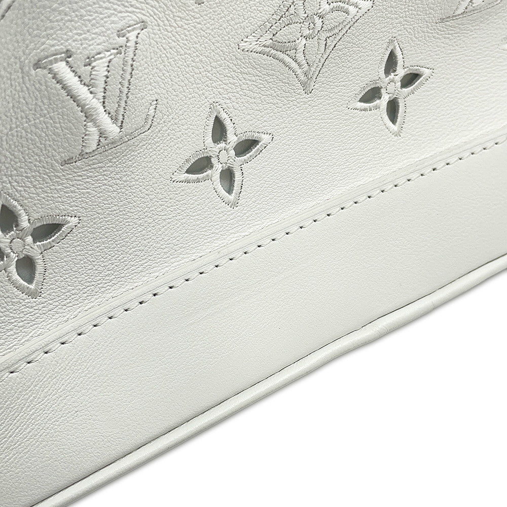 LOUIS VUITTON LV Broderie Anglaise Noe 2022 Stainless Steel BlancM20740 Calf Leather Monogram Size PM