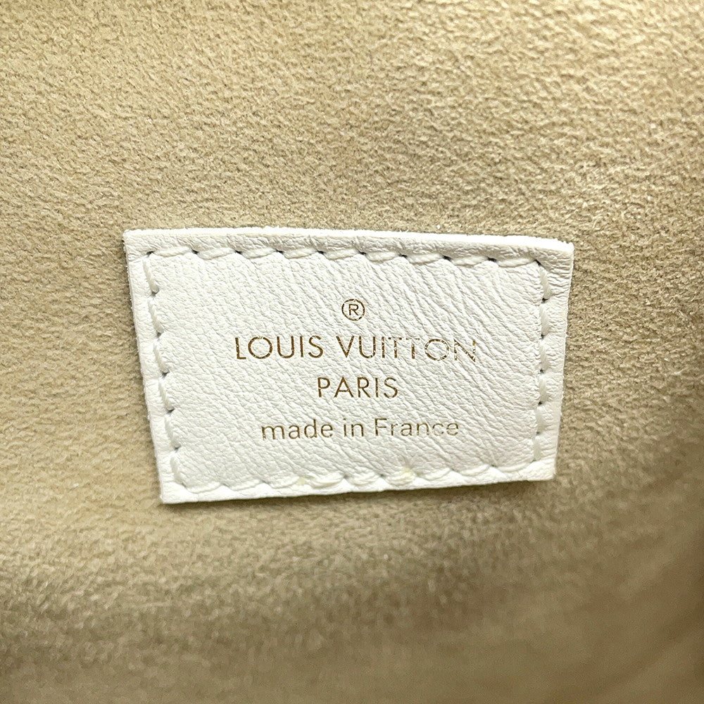 LOUIS VUITTON LV Broderie Anglaise Noe 2022 Stainless Steel BlancM20740 Calf Leather Monogram Size PM