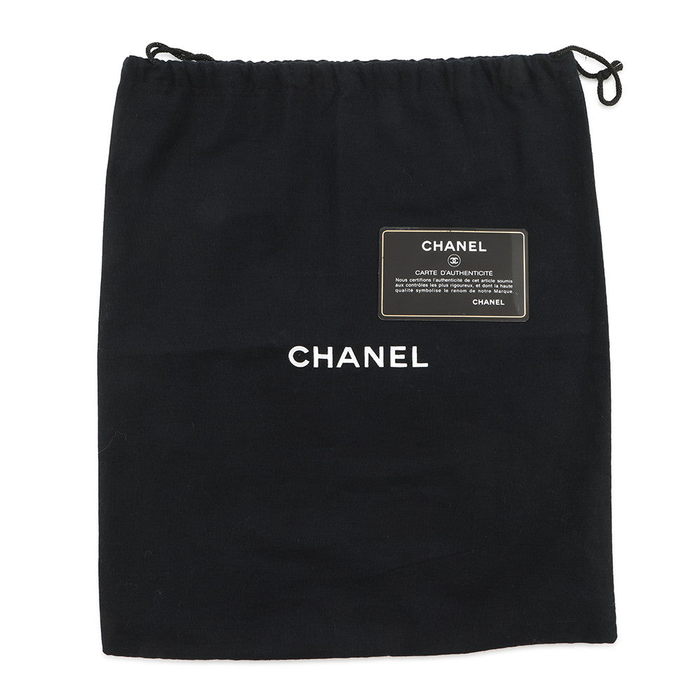 CHANEL Matelasse W/WChainShoulder Bag BeigeA01112 Caviar Leather Size 25