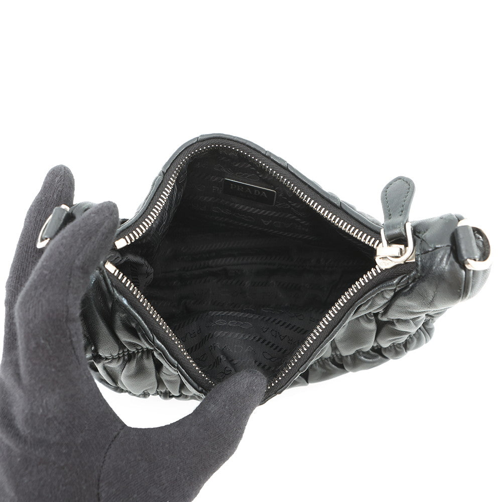 PRADA Re-edition 2005 Shoulder Bag Black1BC194 Leather