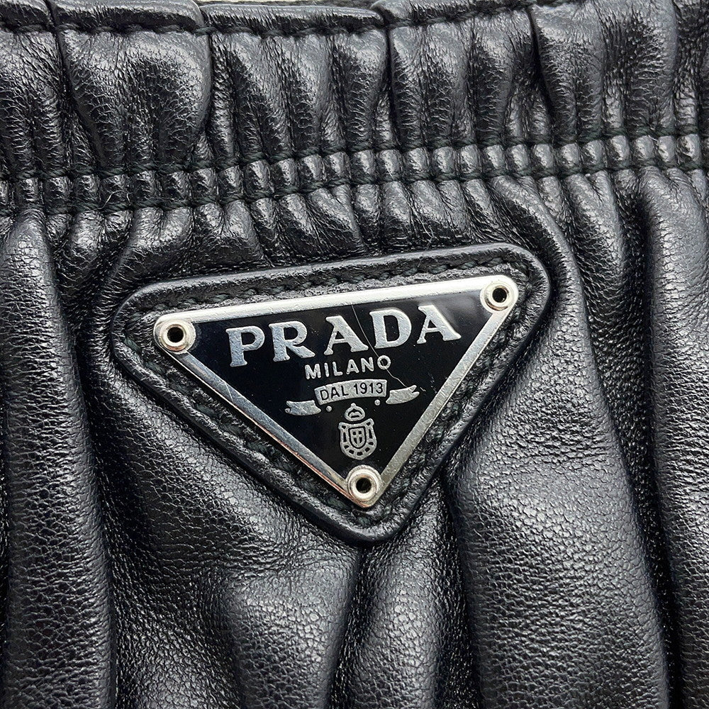 PRADA Re-edition 2005 Shoulder Bag Black1BC194 Leather