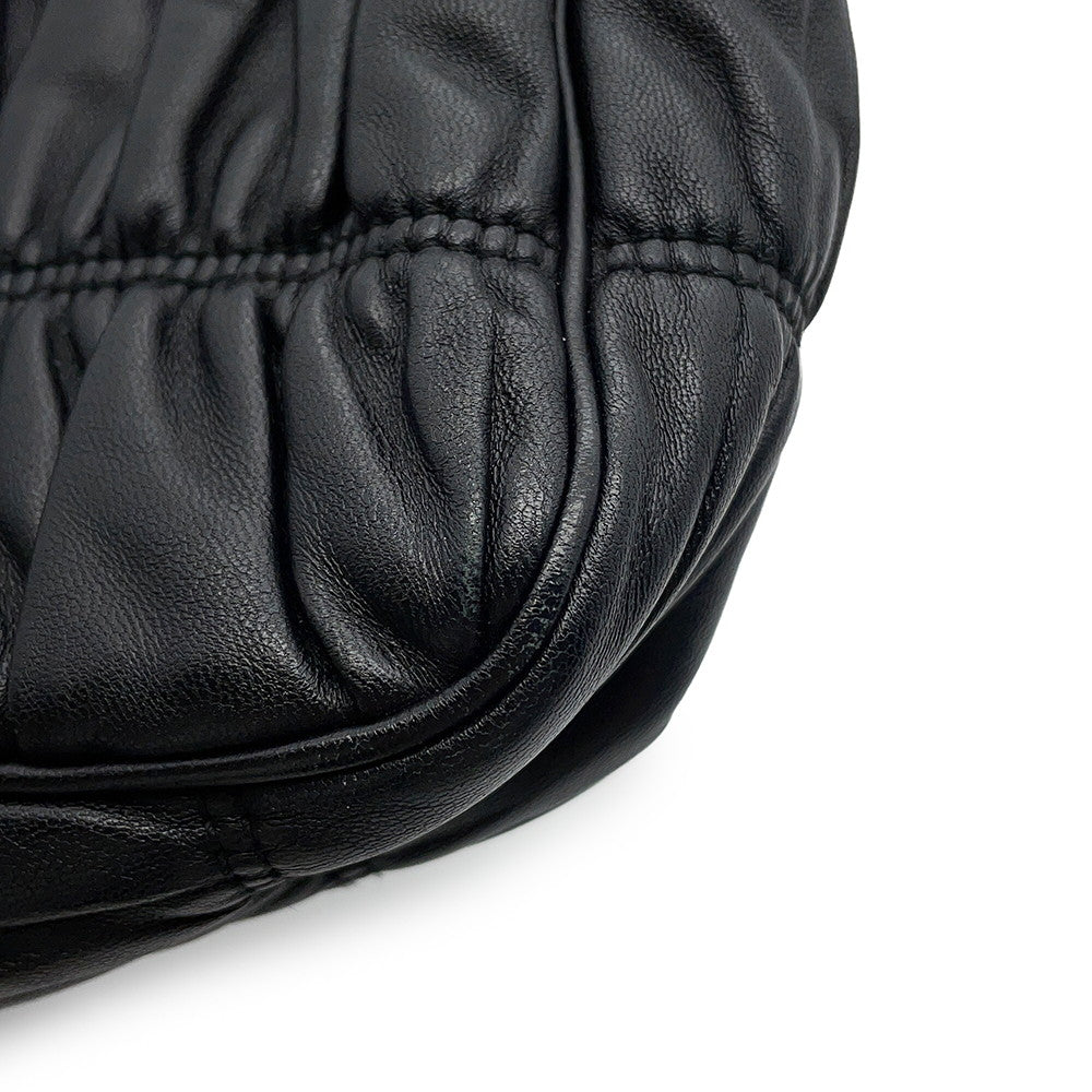 PRADA Re-edition 2005 Shoulder Bag Black1BC194 Leather