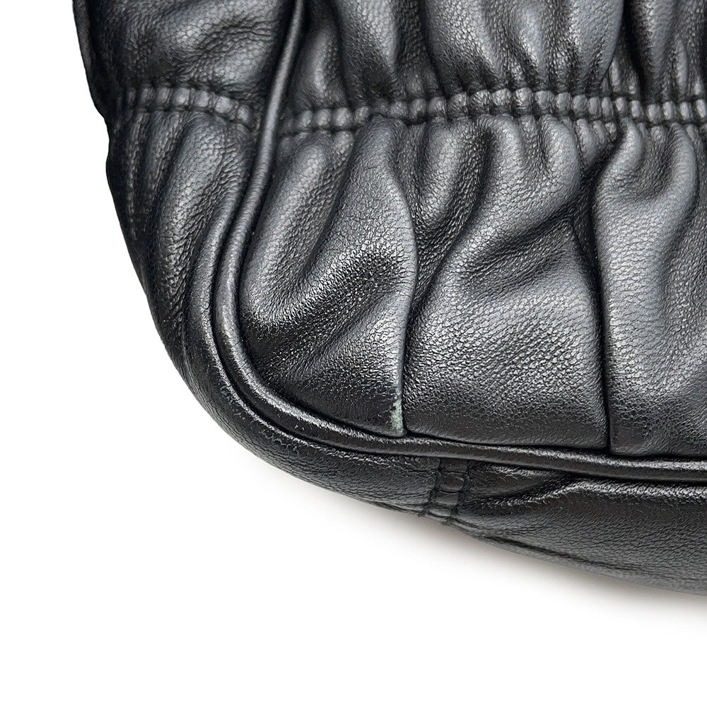 PRADA Re-edition 2005 Shoulder Bag Black1BC194 Leather