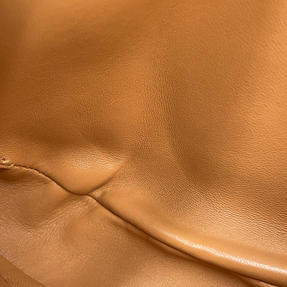 PRADA Arke Bag Beige1BC194_2EC9_F03KL_V_OOO Shearling Leather Size Small