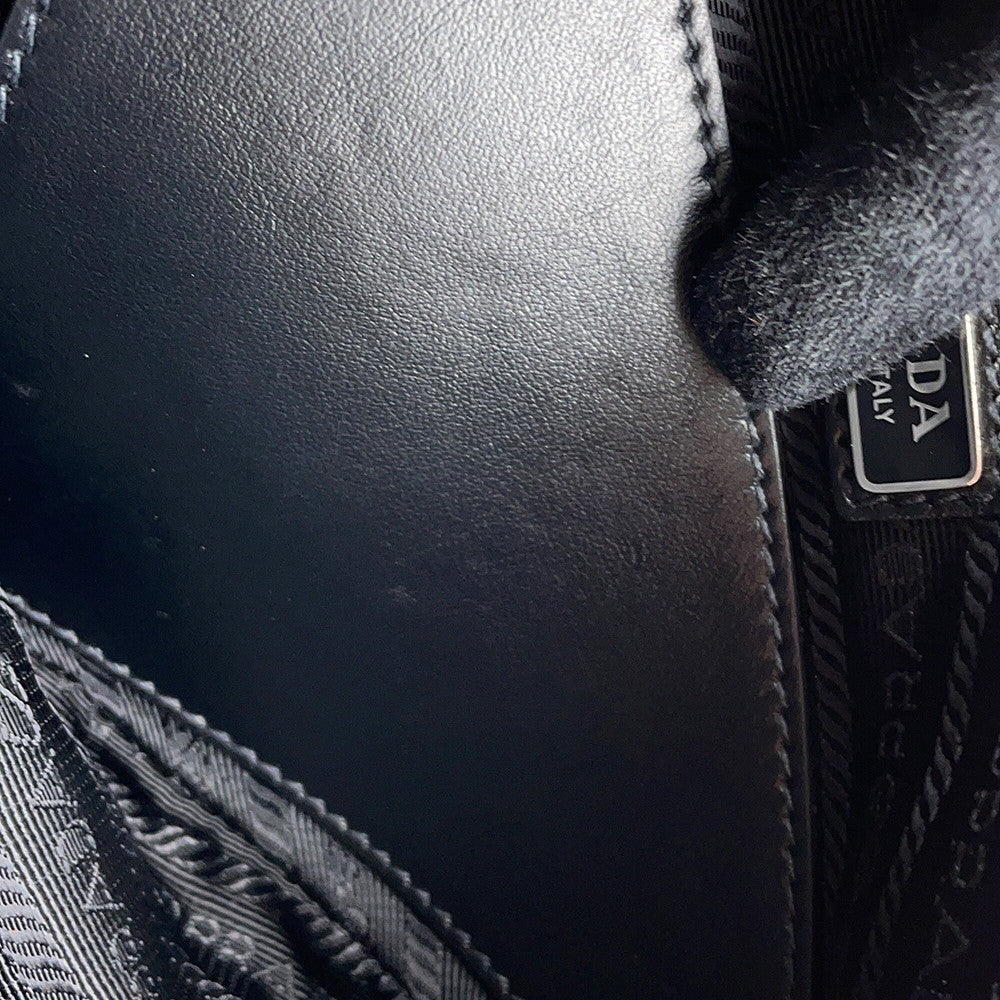PRADA Triangle Shoulder Bag Black2VH155 Saffiano LeatherLeather