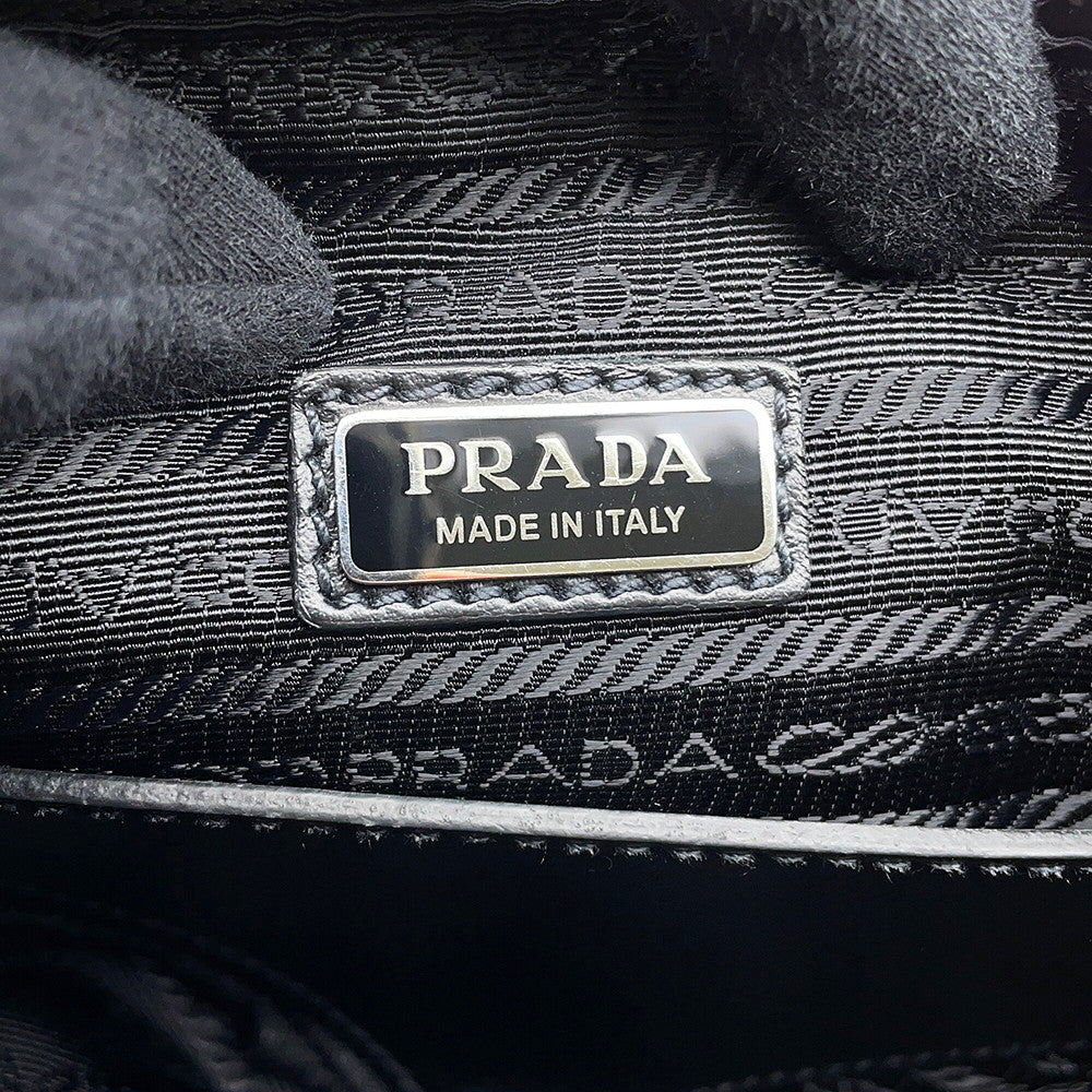 PRADA Triangle Shoulder Bag Black2VH155 Saffiano LeatherLeather