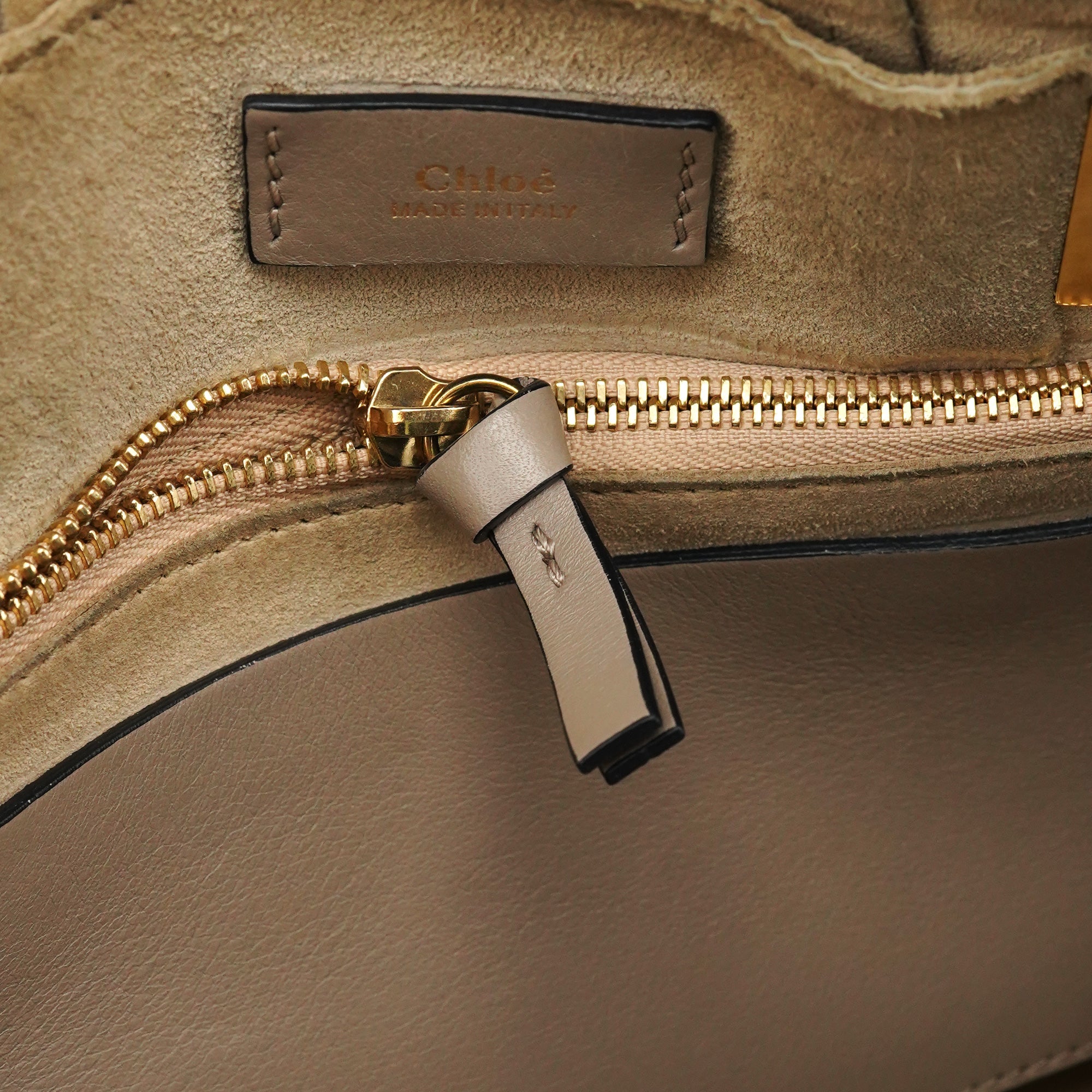 Grey Leather Suede Hayley 2-Way Bag