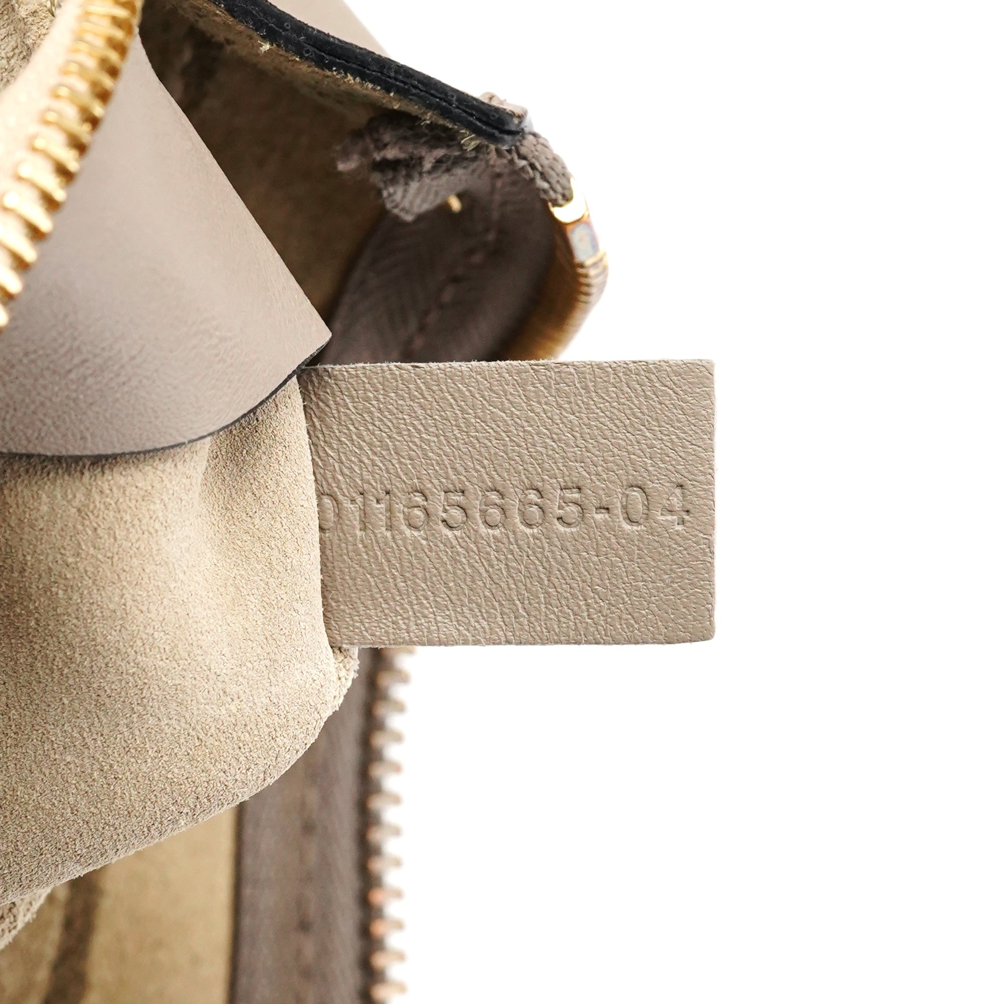 Grey Leather Suede Hayley 2-Way Bag