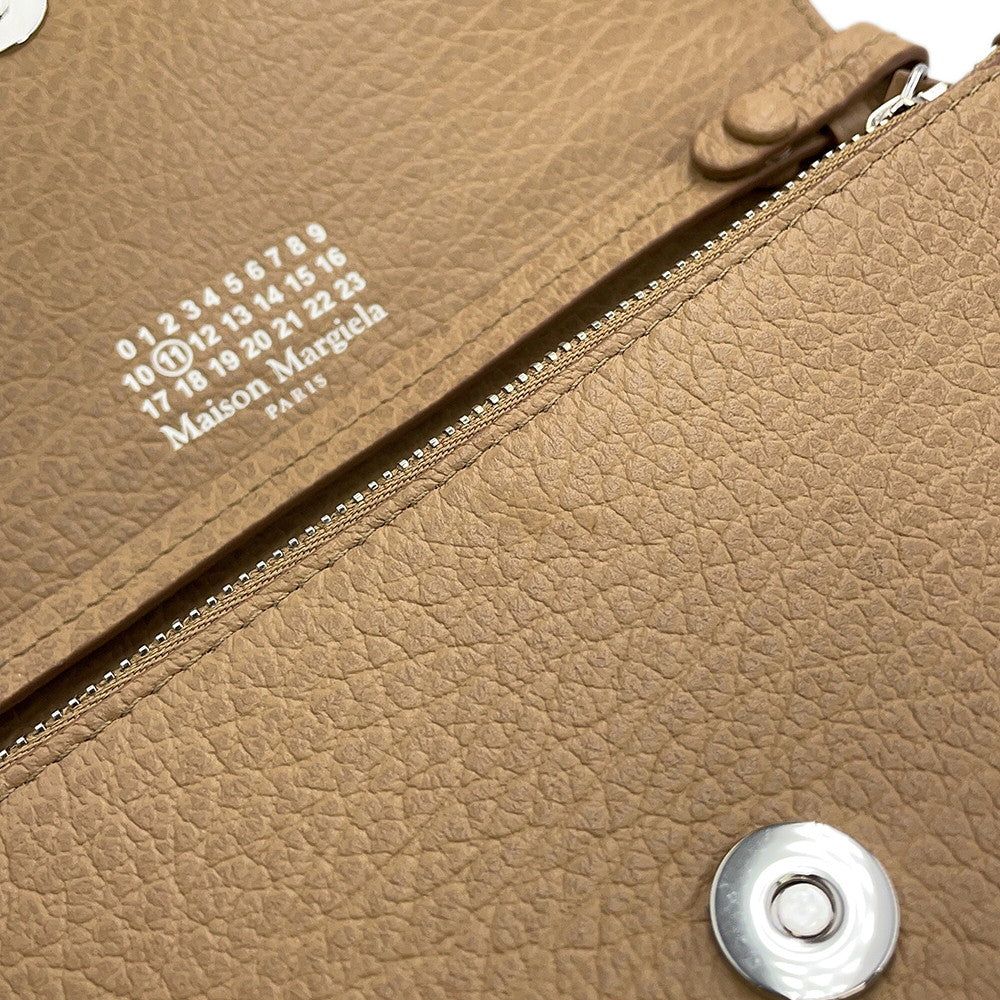 Maison Margiela Maison Margiela 4 Stitch Chain Wallet BeigeSA3UI0008P4455T2172 Leather