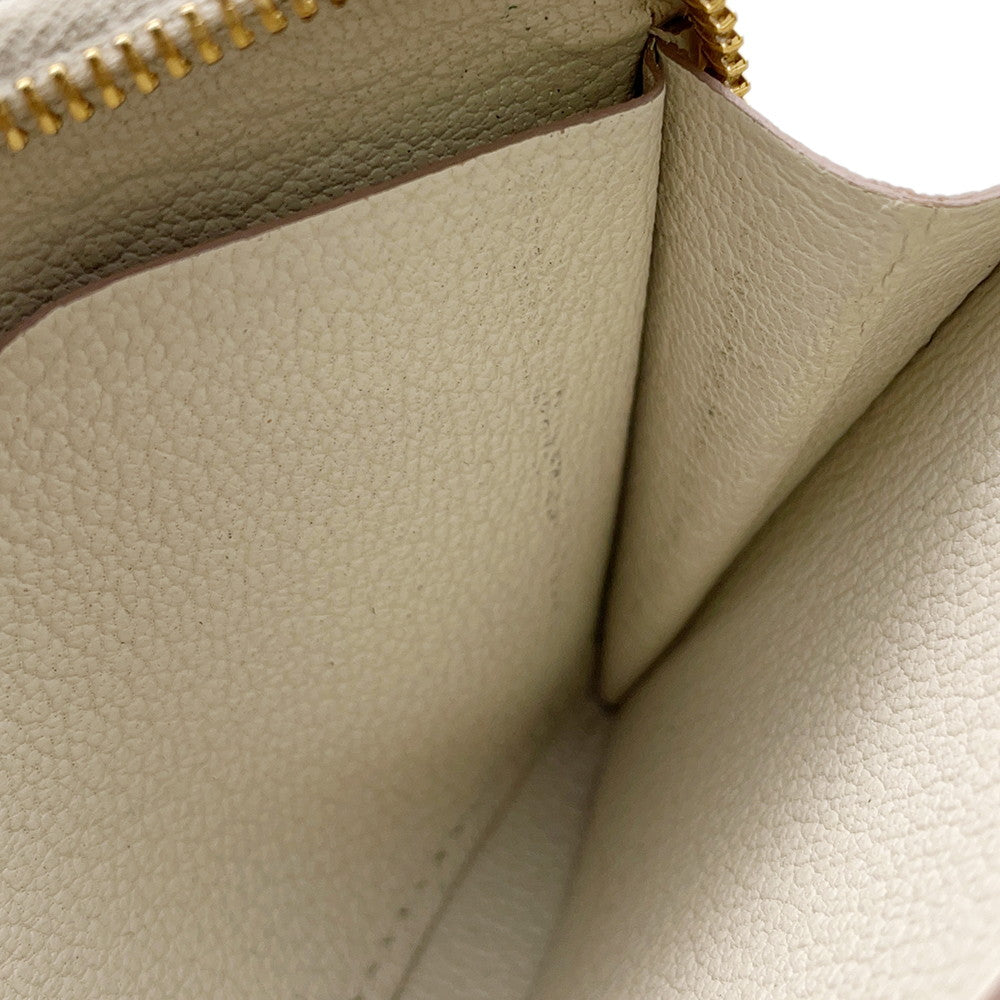 HERMES Zip Ungo Card Case Beton Evercolor