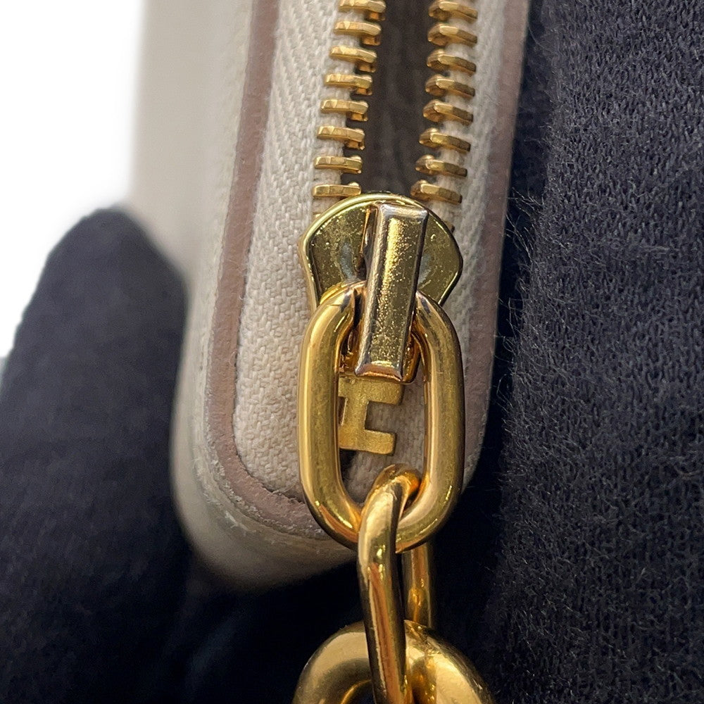 HERMES Zip Ungo Card Case Beton Evercolor