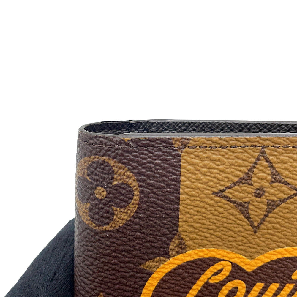 LOUIS VUITTON Portefeuille Brazza BrownM81008 Monogram stripe
