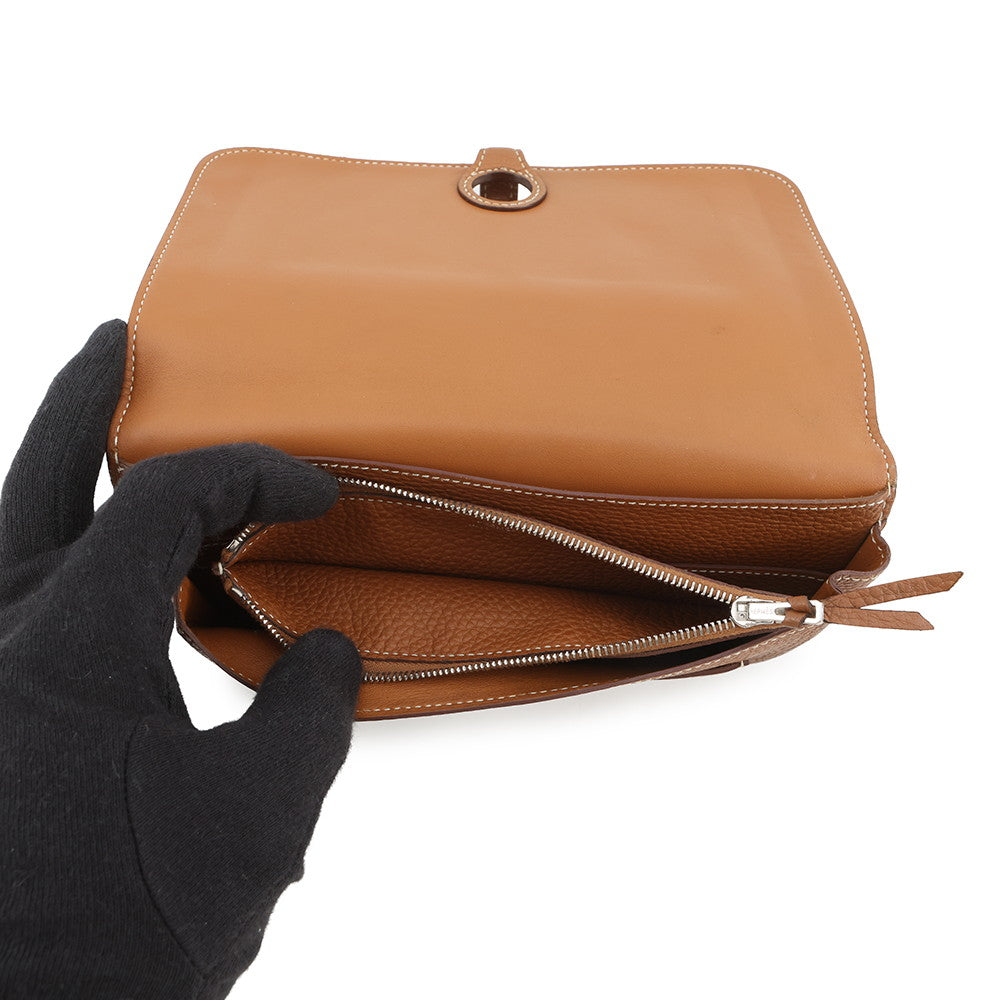 HERMES Dogon Gold Togo Leather