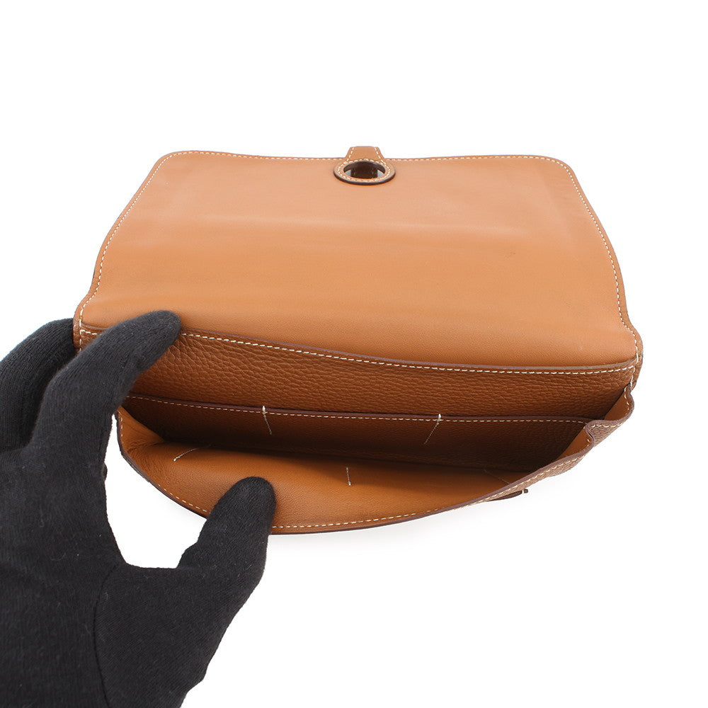 HERMES Dogon Gold Togo Leather