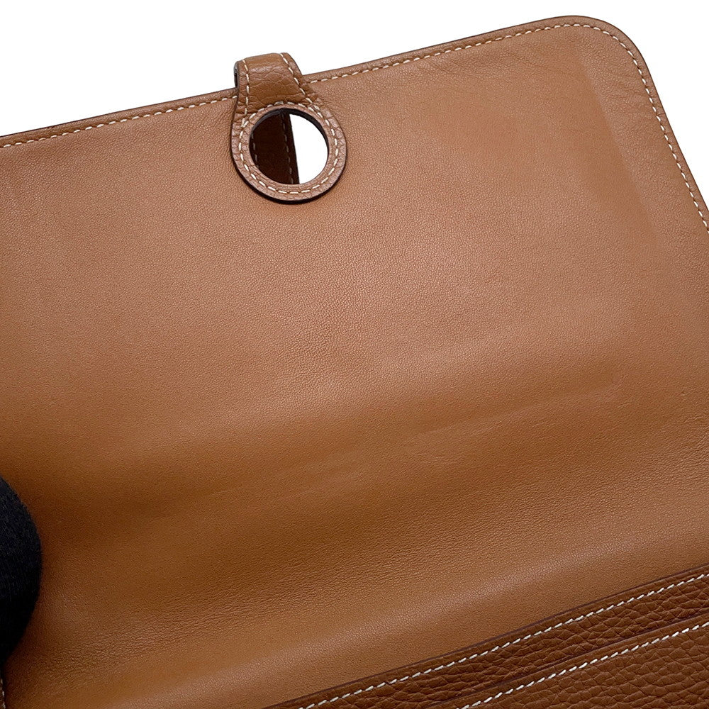HERMES Dogon Gold Togo Leather