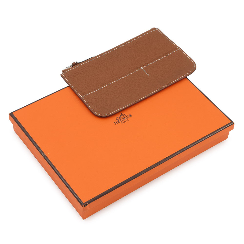 HERMES Dogon Gold Togo Leather