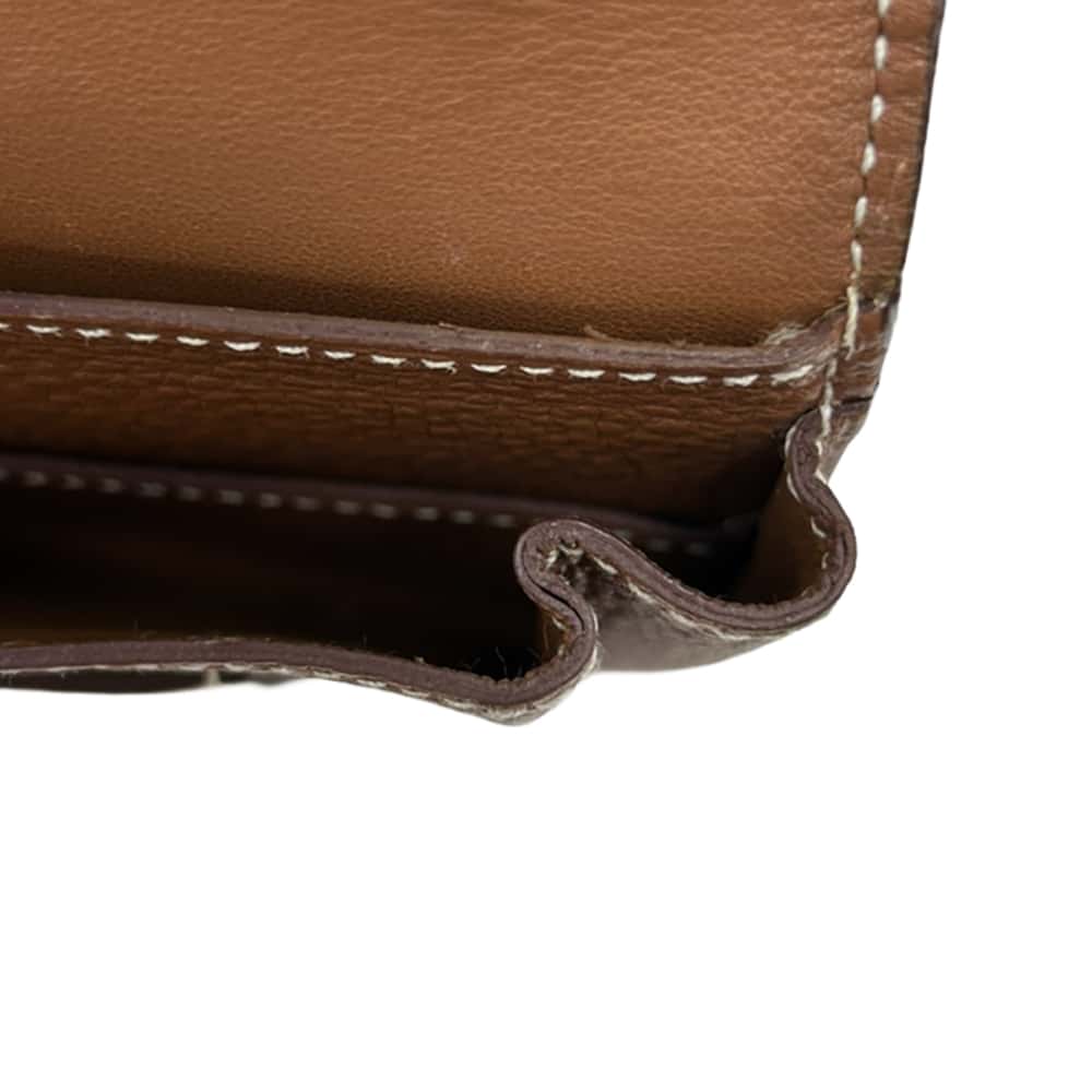 HERMES Dogon Gold Togo Leather