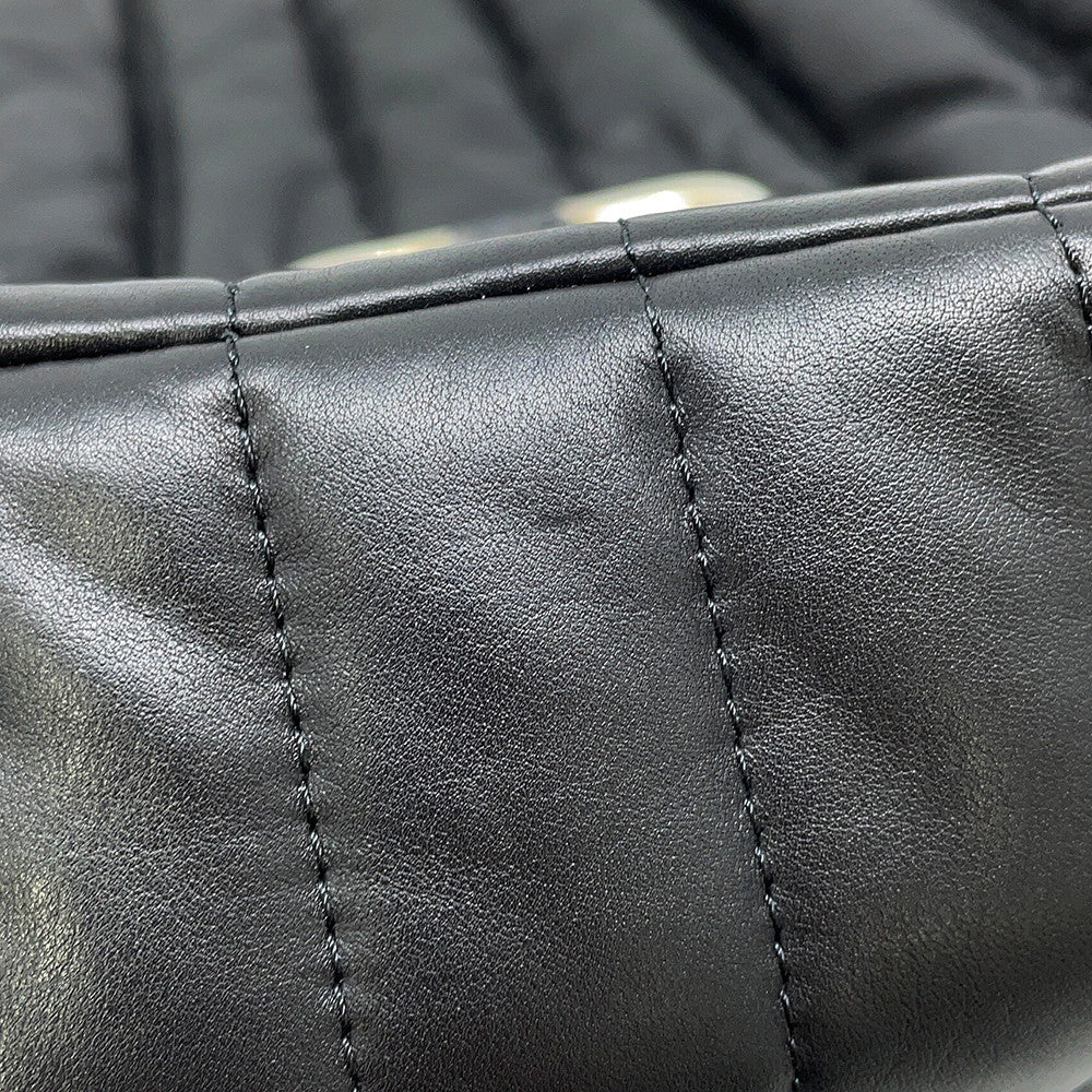 BALENCIAGA Monaco One Shoulder Bag Black787896 Leather Size Small