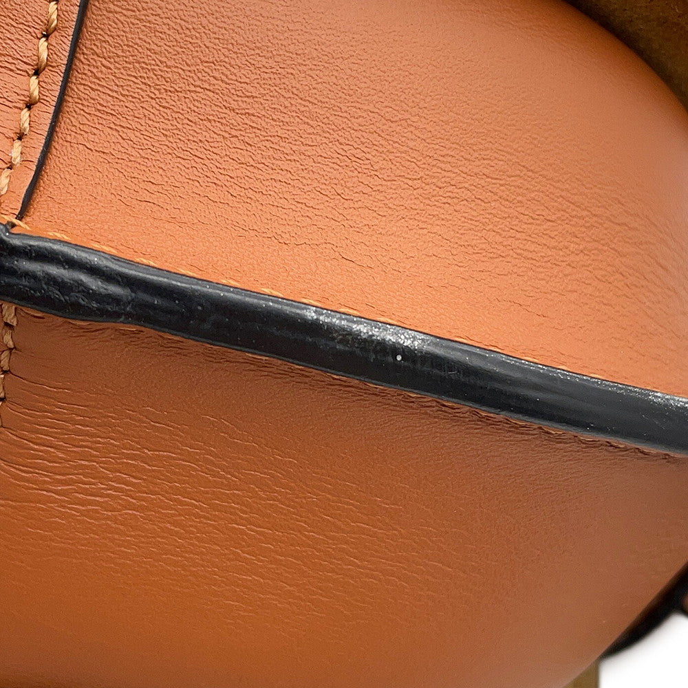 LOEWE Gate Shoulder Bag BrownA650N46X13 Leather Canvas Size Mini