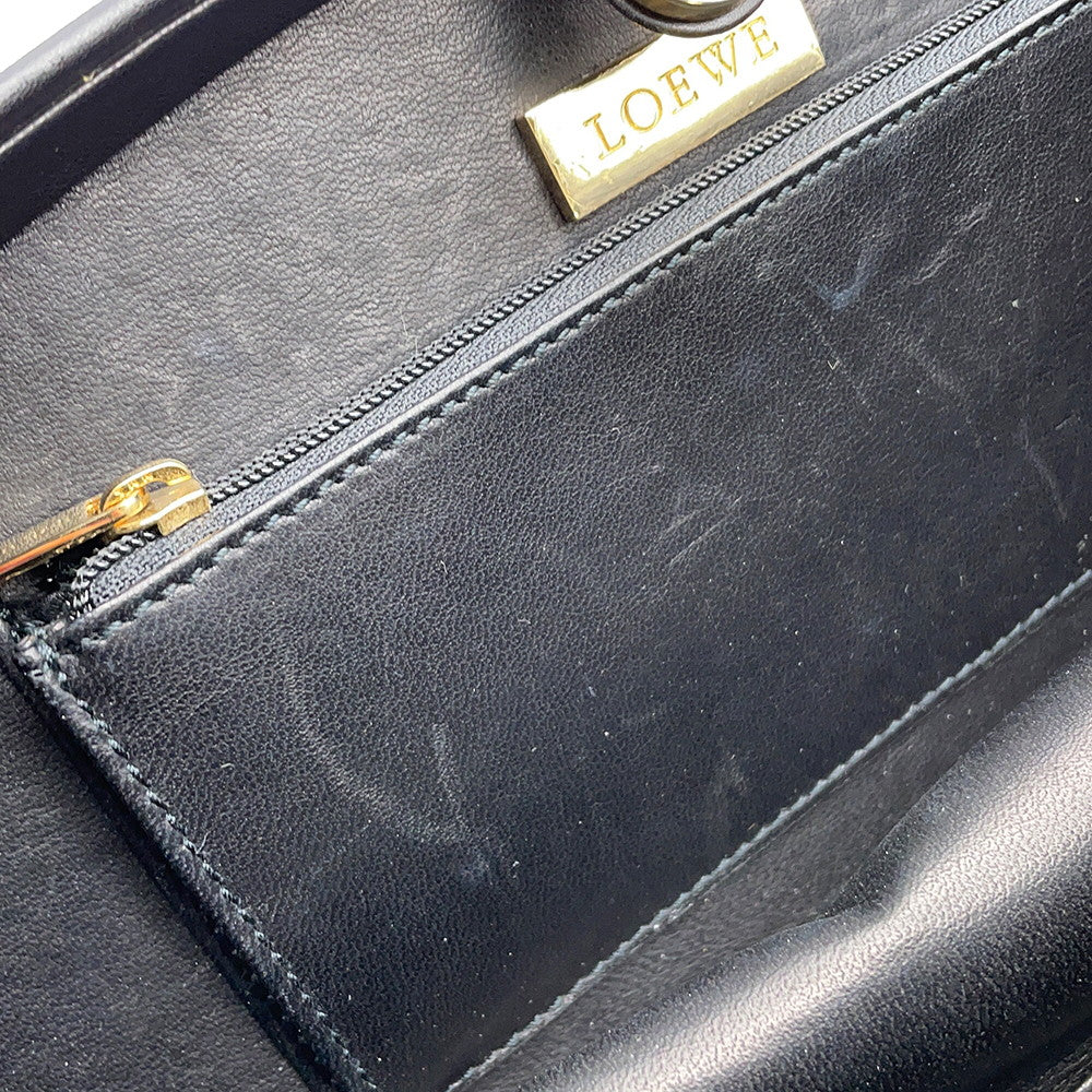 LOEWE Handbag Black Leather