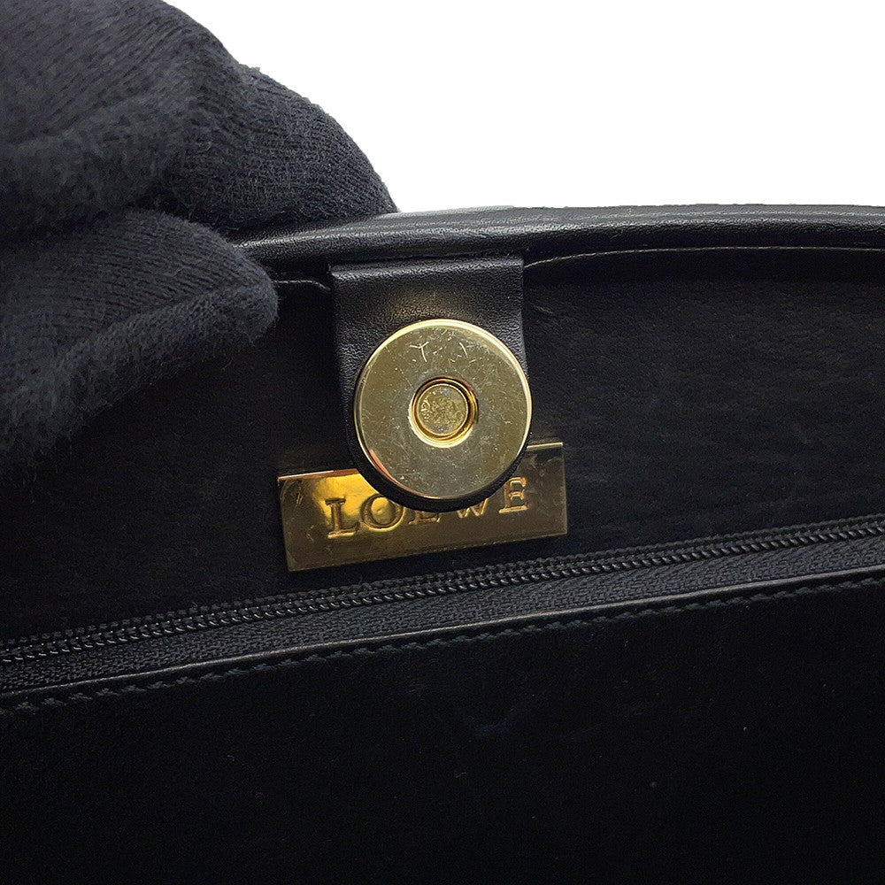 LOEWE Handbag Black Leather