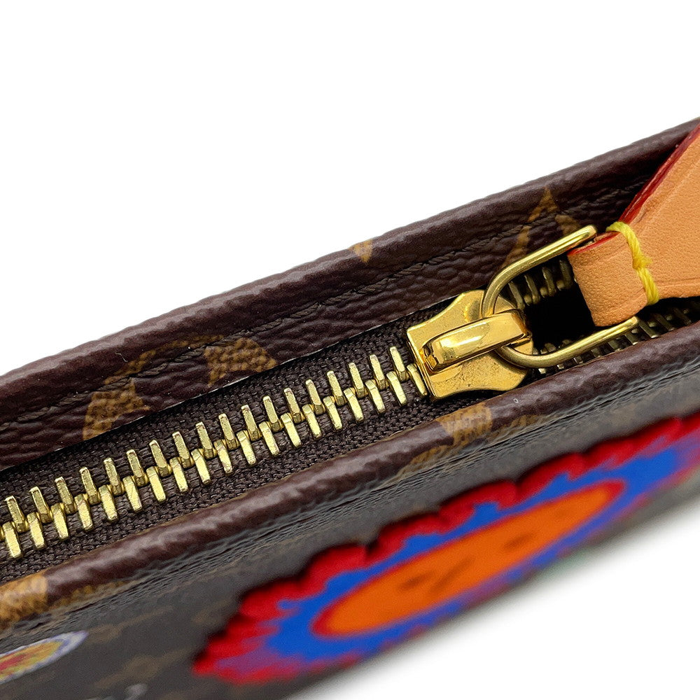 LOUIS VUITTON LVxYK Toiletry Pouch on Chain Brown/MulticolorM81982 Monogram