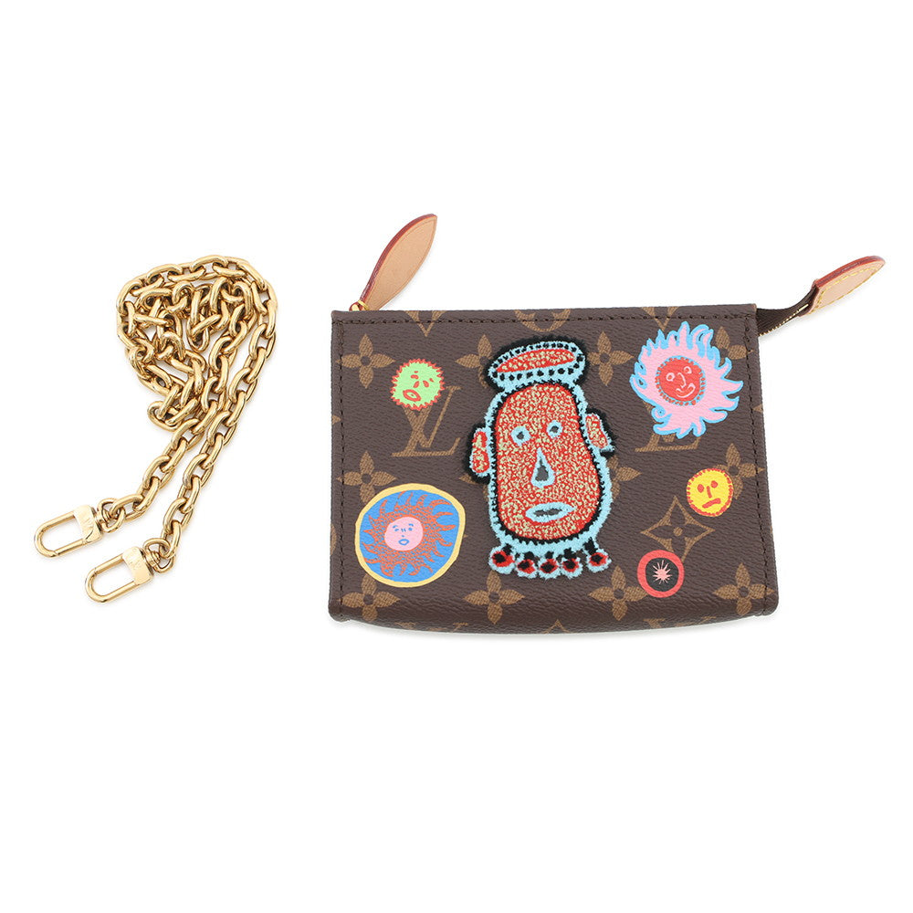 LOUIS VUITTON LVxYK Toiletry Pouch on Chain Brown/MulticolorM81982 Monogram
