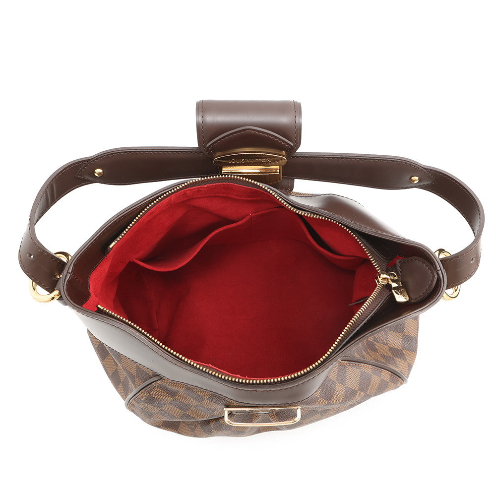 LOUIS VUITTON Sistina RedN41541 Damier Ebene Canvas Size MM