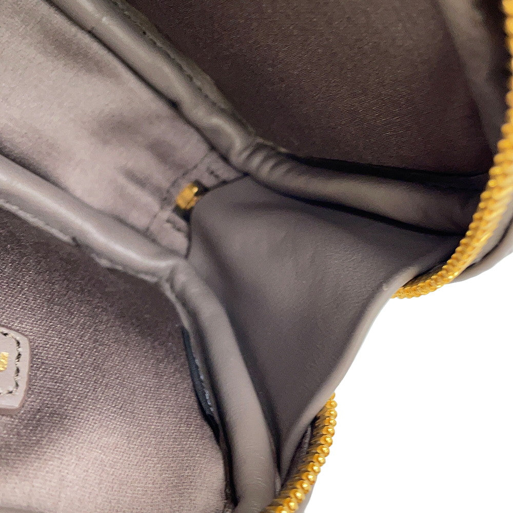 MIUMIU Bag Charm Micro Bag Gray5NR036_2F8W_F0572 Leather Size micro