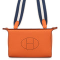 HERMES Videpoches Orange Togo Leather