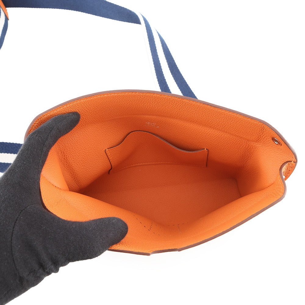 HERMES Videpoches Orange Togo Leather
