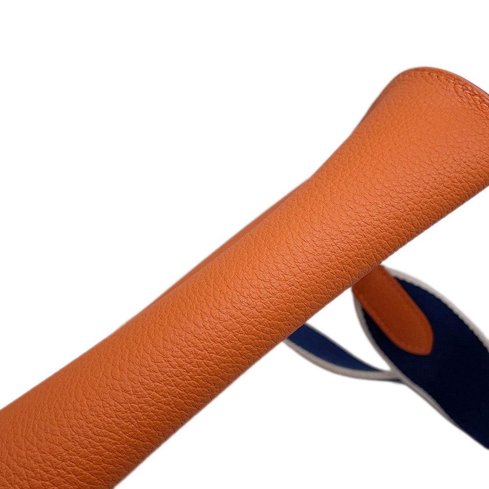 HERMES Videpoches Orange Togo Leather