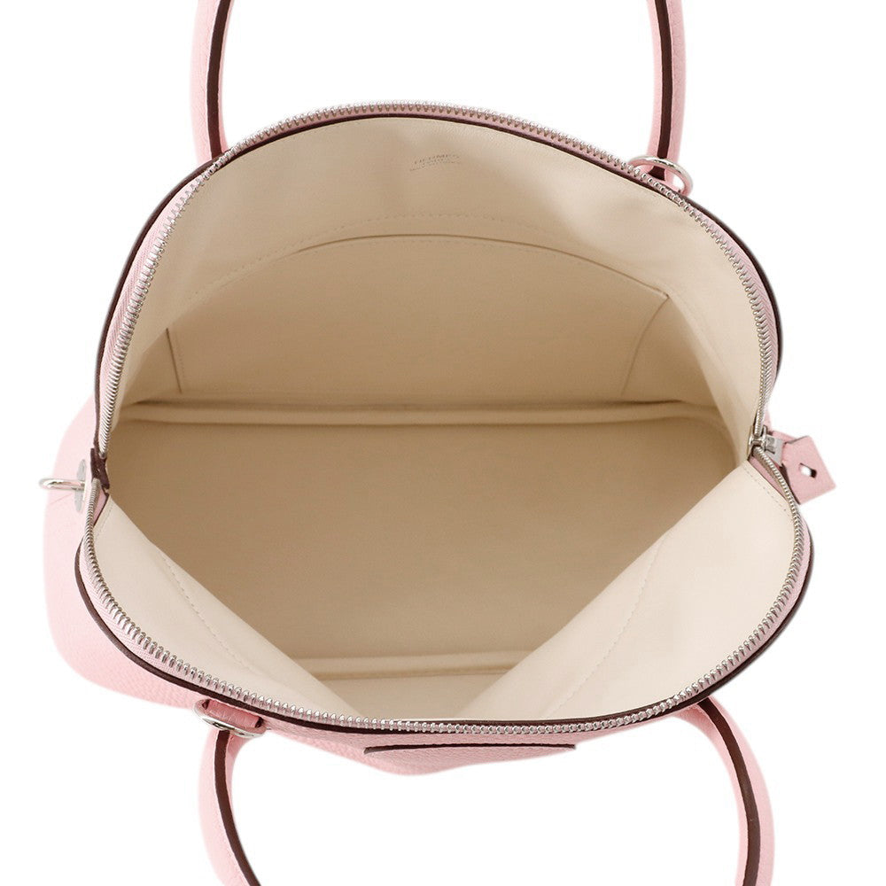HERMES Bolide Verso Rose Sakura / Nata Taurillon Clemence Size 31