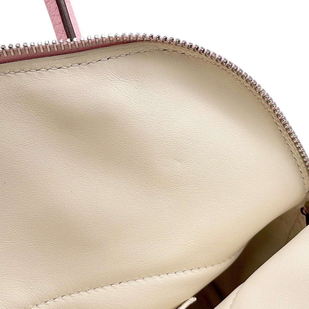 HERMES Bolide Verso Rose Sakura / Nata Taurillon Clemence Size 31