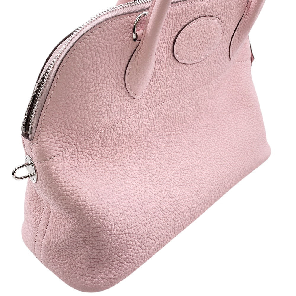 HERMES Bolide Verso Rose Sakura / Nata Taurillon Clemence Size 31