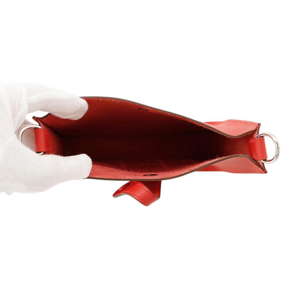 HERMES Evelyne Sellier Rouge Coeur Epsom Size TPM