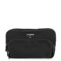 PRADA Logo Clutch Bag Black2N1655 Nylon