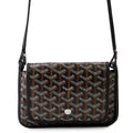 GOYARD Plumet Pouch Wallet Shoulder Bag BlackPLUMETPMLTY01CL01P PVC Leather