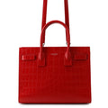 SAINT LAURENT PARIS Jour 2wayBag Red392032 Embossed Leather