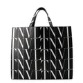 Valentino Garavani Logo Shopper Tote Bag Black/WhiteUY2B0963GTC Leather