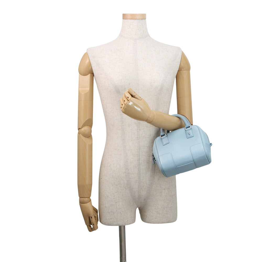 LOEWE Amazona Shoulder Bag Dusty blueA039N21X01 Calf Leather Size 16
