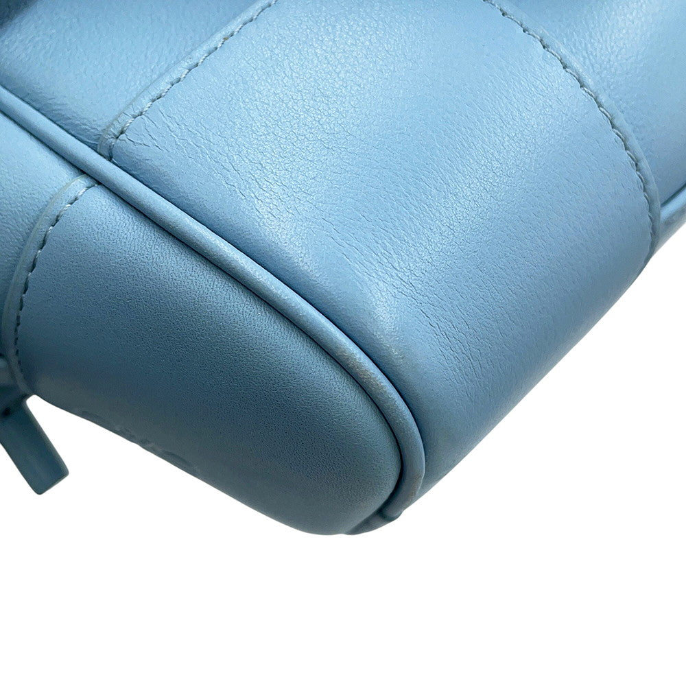 LOEWE Amazona Shoulder Bag Dusty blueA039N21X01 Calf Leather Size 16